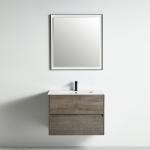 York Collection 30" Single Vanity (Solid Wood) - Plaid Grey Oak - Call for Price