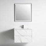 York Collection 30" Single Vanity (Solid Wood) - White Marble Grain - Call for Price