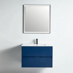 York Collection 32" Single Vanity (Solid Wood) - Navy Blue - Call for Price
