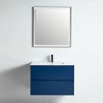 York Collection 32" Single Vanity (Solid Wood) - Navy Blue - Call for Price