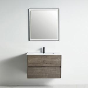 York Collection 32" Single Vanity (Solid Wood) - Plaid Grey Oak - Call for Price