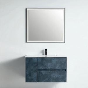 York Collection 36" Single Vanity (Solid Wood) - Blackish Green Marble - Call for Price