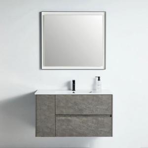 York Collection 40" Single Vanity (Solid Wood) - Grey Marble Grain - Call for Price