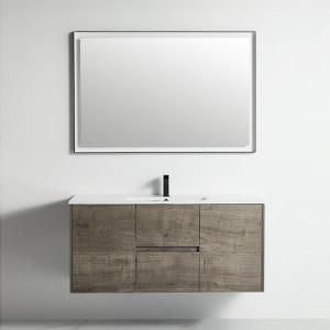 York Collection 48" Single Vanity (Solid Wood) - Plaid Grey Oak - Call for Price