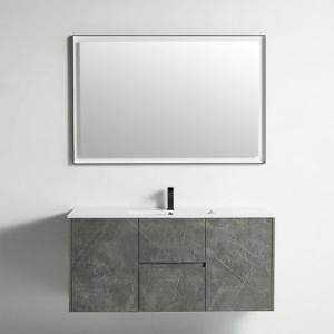 York Collection 48" Single Vanity (Solid Wood) - Grey Marble Grain - Call for Price