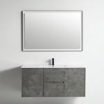 York Collection 48" Single Vanity (Solid Wood) - Grey Marble Grain - Call for Price