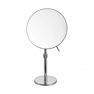 Aqua Rondo Magnifying Mirror With Adjustable Height