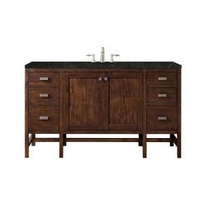 Addison 60" Single Vanity, Mid-Century Acacia, w/ 3 CM Phantome Eclos Top