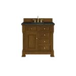 Brookfield 36" Single Vanity, Honey Oak, w/ 3 CM Phantome Eclos Top