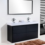 Bliss Double Sink Modern Bathroom Vanity