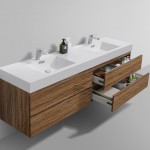 Bliss Double Sink Modern Bathroom Vanity