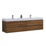 Bliss Double Sink Modern Bathroom Vanity