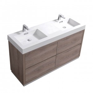 Bliss Double Sink Modern Bathroom Vanity