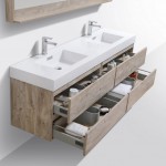 Bliss Double Sink Modern Bathroom Vanity