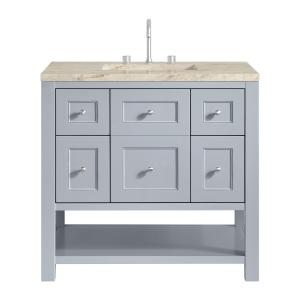 Breckenridge 36" Single Vanity, Serenity Blue, w/ 3 CM Tajnar Eclos Top