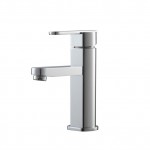 Aqua Roundo Single Hole Mount Bathroom Vanity Faucet