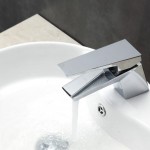 Aqua Siza Single Lever Modern Bathroom Vanity Faucet