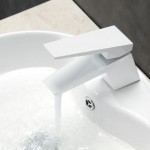 Aqua Siza Single Lever Modern Bathroom Vanity Faucet