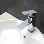 Aqua Soho Single Hole Mount Bathroom Vanity Faucet