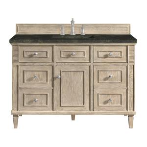 Lorelai 48" Single Vanity, Whitewashed Oak, w/ 3 CM Phantome Eclos Top