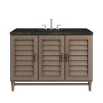 Portland 48IN Single Vanity Whitewashed Walnut w/ 3 CM Phantome Eclos Top