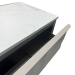 40" Floating Vanity off white