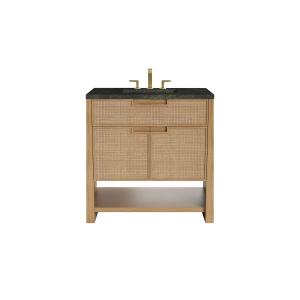 Solene 36" Single Vanity, Seaside Oak, w/ 3 CM Phantome Eclos Top
