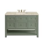 Breckenridge 48" Single Vanity, Smokey Celadon, w/ 3 CM Tajnar Eclos Top
