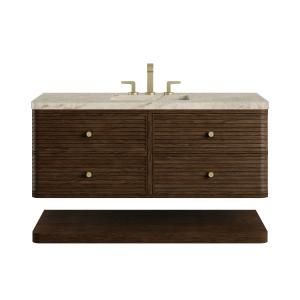 Allamari 48" Single Vanity, Sable w/ 3 CM Tajnar Eclos Top w/FreePower Wireless Charger
