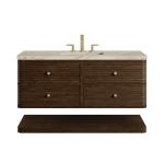 Allamari 48" Single Vanity, Sable w/ 3 CM Tajnar Eclos Top