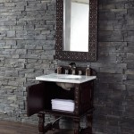 Balmoral Single Vanity Cabinet, Antique Walnut