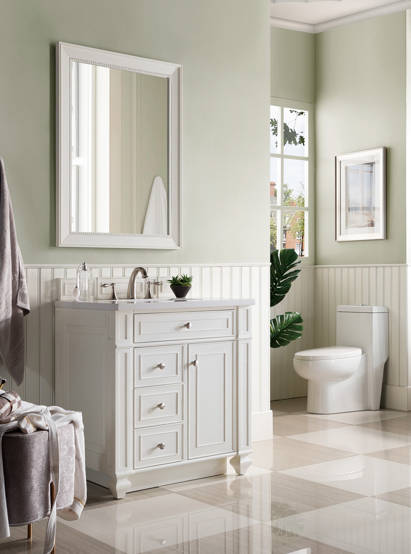 Bristol Single Vanity (With Mirror)