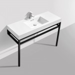 Haus Stainless Steel Console w/ White Acrylic Sink