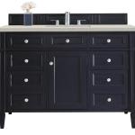Brittany 48" Single Vanity, Victory Blue, w/ 3 CM Siberian Silestone Top w/FreePower Wireless Charger