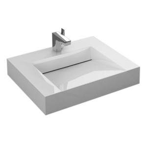 Aquamoon Venice Integrated Countertop White Infinity Sink