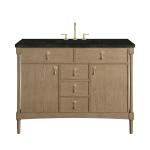 Kinnsden 48" Single Vanity, Weathered Oak w/ 3 CM Phantome Eclos Top