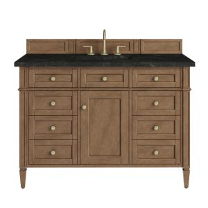Brittany 48" Single Vanity, Pecan w/ 3 CM Phantome Eclos Top