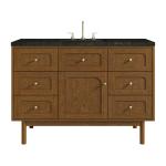 Laurent 48" Single Vanity, Honey Oak w/ 3 CM Phantome Eclos Top
