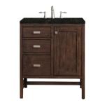 Addison 30" Single Vanity, Mid-Century Acacia, w/ 3 CM Phantome Eclos Top